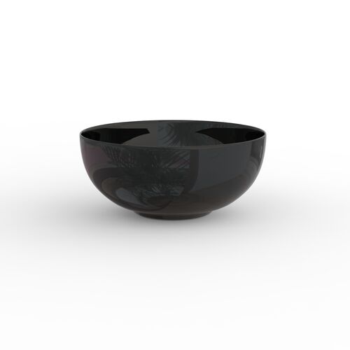 Bowl Ceramic Black Round_05