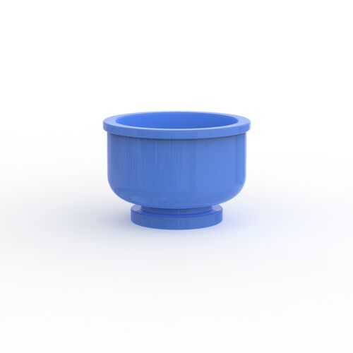 Bowl Ceramic Blue Round_04