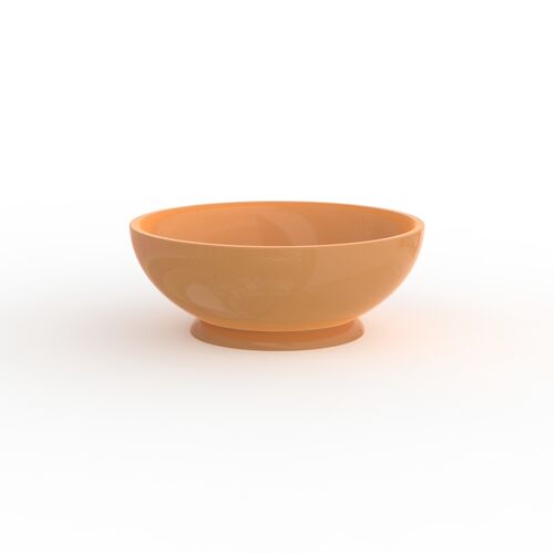 Bowl Ceramic Orange Round_01