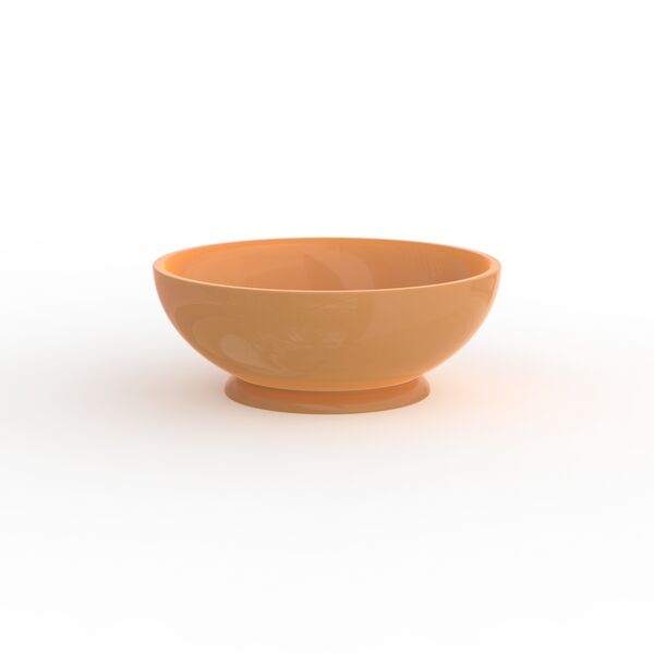 Bowl Ceramic Orange Round_01
