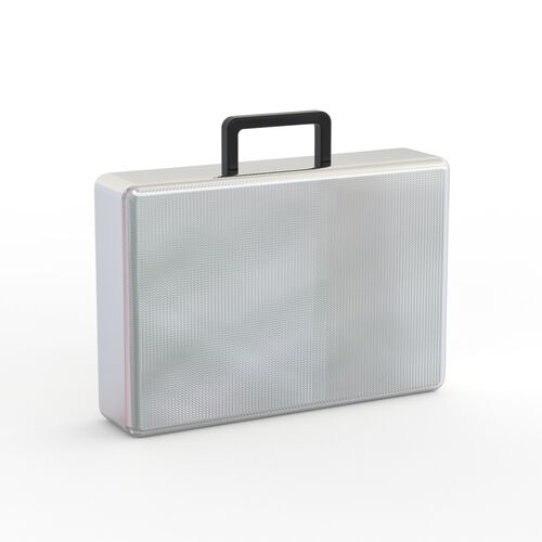 Briefcase Metal Silver_01