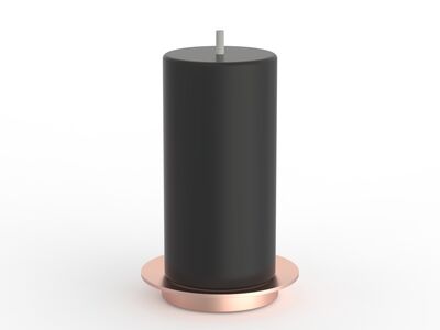 Black Candle 01 3D Model