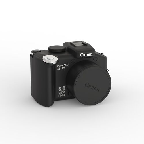 Camera Canon Powershot S5 01 3D Model