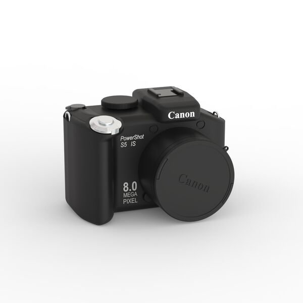 Camera Canon Powershot S5 01 3D Model