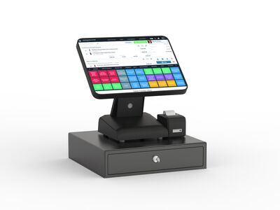Black Drawer Cashier 06 3D Model
