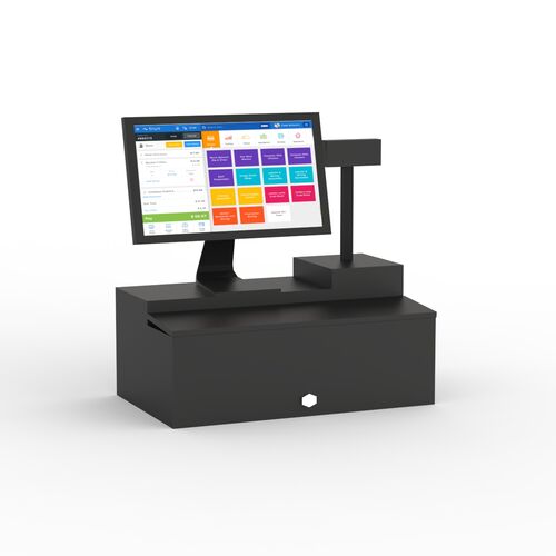 Black Drawer Cashier 04 3D Model
