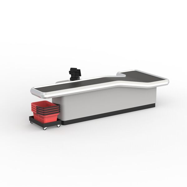 Cashier Desk With Plastic Basket_01