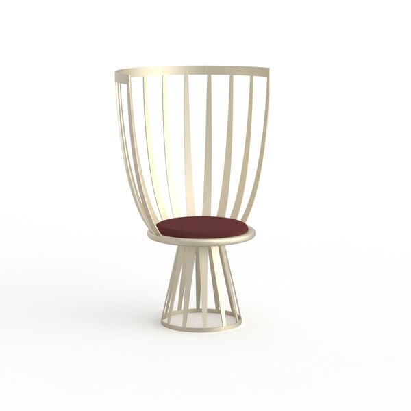 Chair Modern Mid Century Metal_04