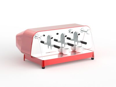 Coffee Machine Classic Red_01