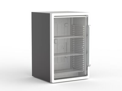 Countertop Glass Door Cooler 01 3D Model