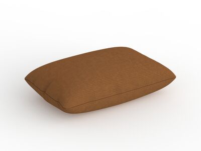 Rectangular Brown Cushion 02 3D Model