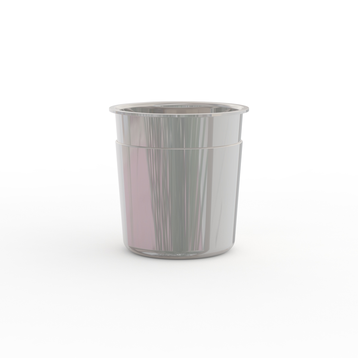 Ice Cream Metal Cup 01 3D Model
