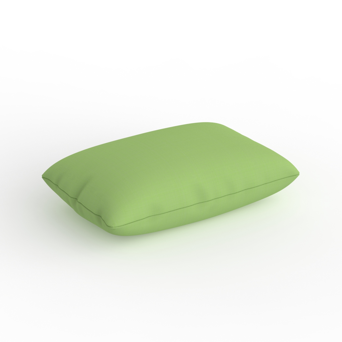 Rectangular Green Cushion 01 3D Model