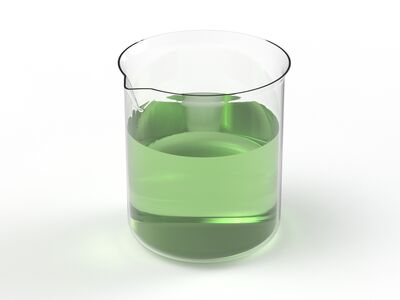 Glass With Liquid Ampoule 02 3D Model