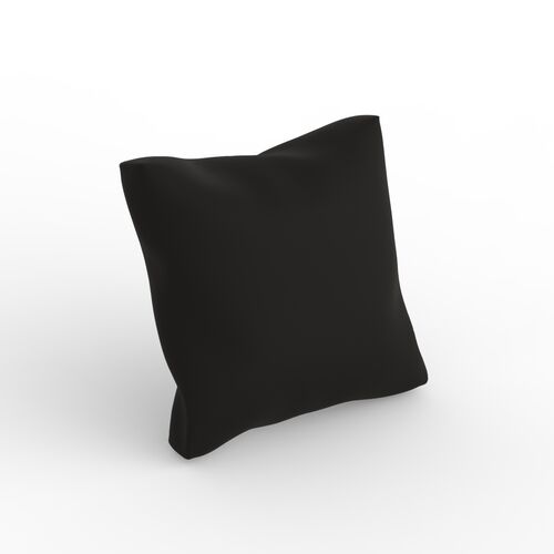 Square Black Cushion 01 3D Model