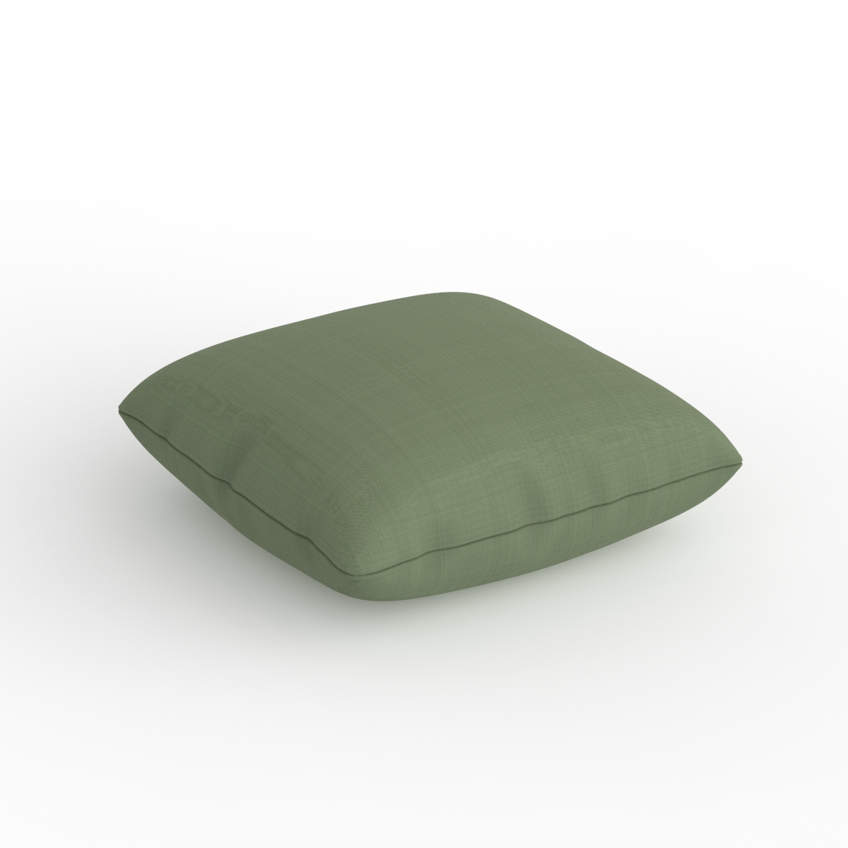 Square Green Cushion 02 3D Model