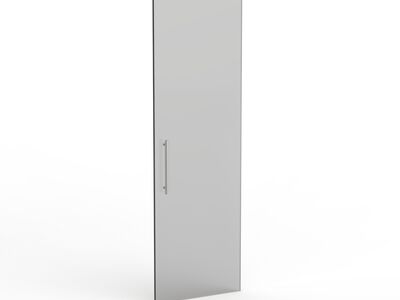 Interior Single Glass Door 02 3D Model
