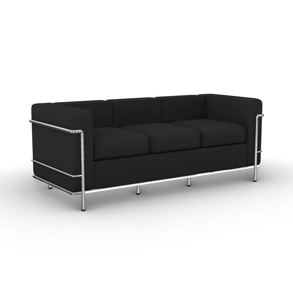 LC2 Sofa 3 Seats 3D Model