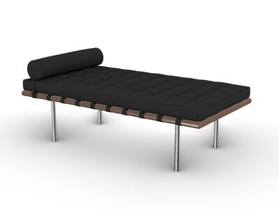 Knoll_Barcelona Couch 3D Model