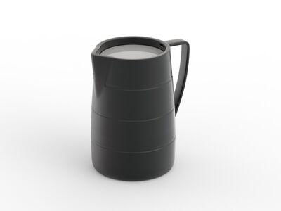 Jar Milk Ceramic Black_01