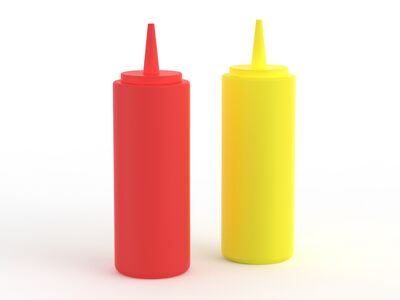 Mayo Ketchup Plastic Bottles_01