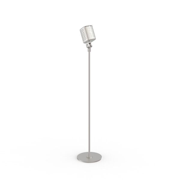 Microphone With Stand Metal_01