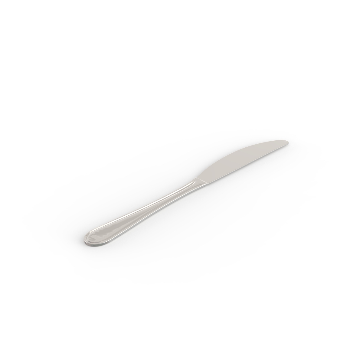 Serving Steel Knife 01 3D Model