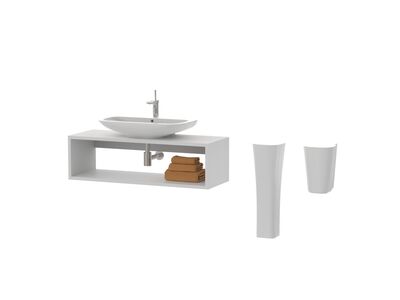 Clear WashBasin 04 3D Model