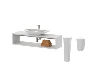Clear WashBasin 05 3D Model