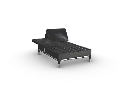 241 Privé Full Chaise Longue Single Seat 3D Model