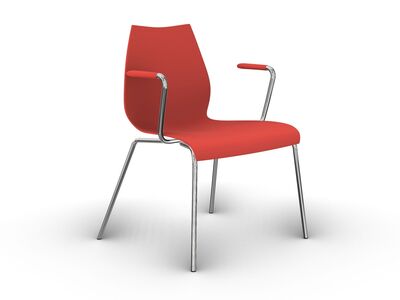 Maui Armrest Chair 3D Model
