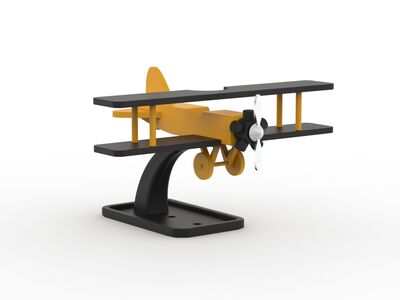 Airplane Ornament 02 3D Model