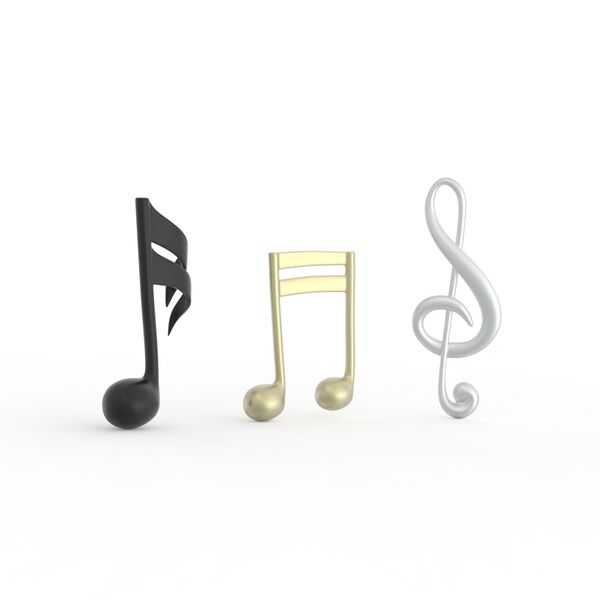 Symbol Figures Musical 3D Model