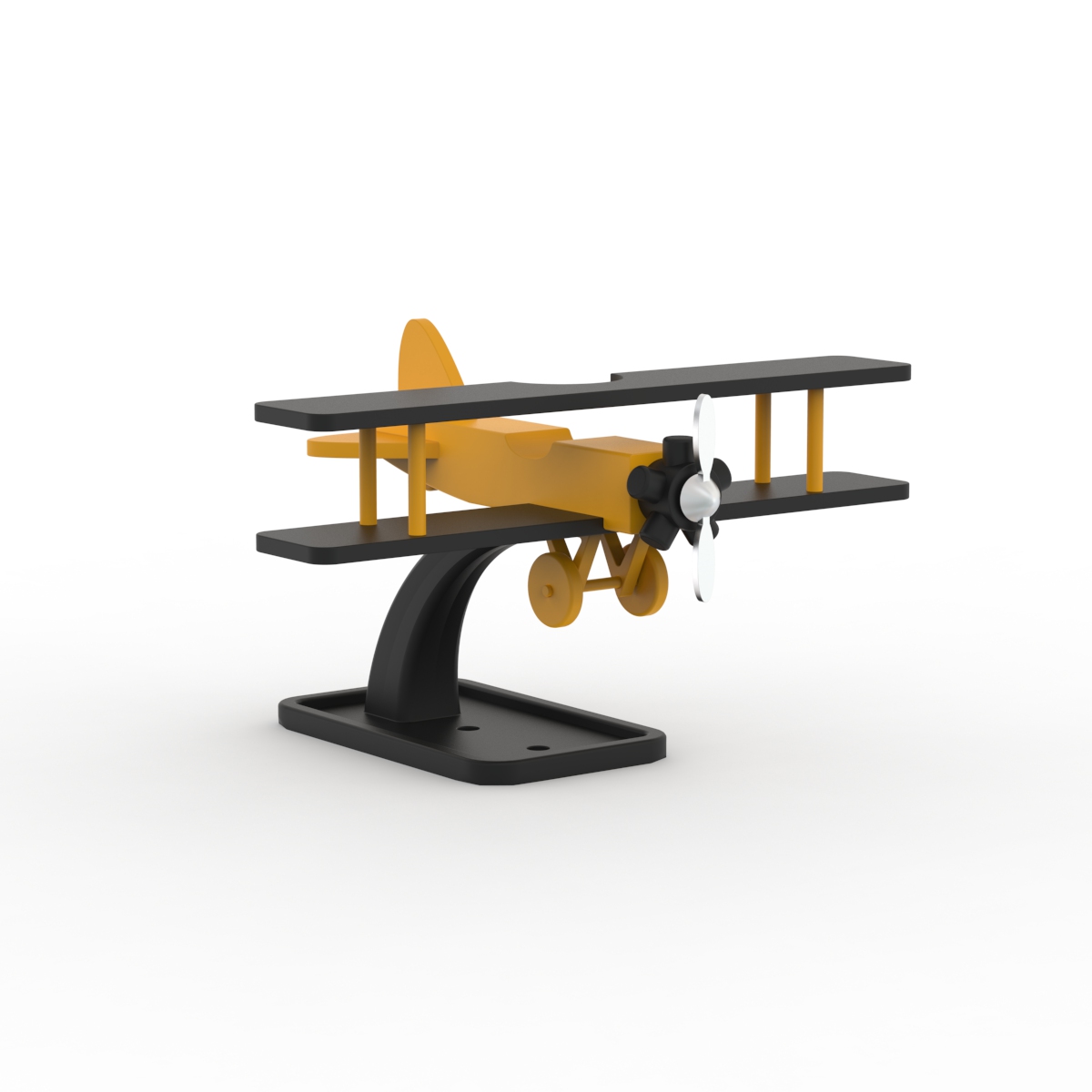 Airplane Ornament 02 3D Model