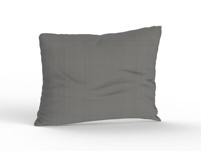 Squared Fabric Gray Pillow 02 3D Model