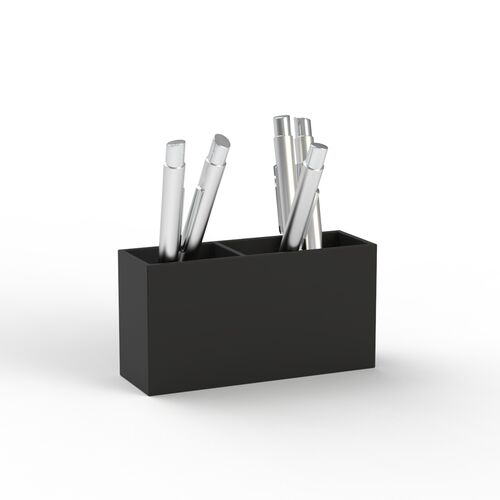 Holder Plastic Black Pens 01 3D Model