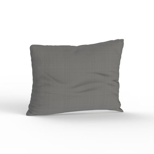 Squared Fabric Gray Pillow 02 3D Model