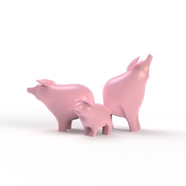 Pigs Figurines Ceramic_01