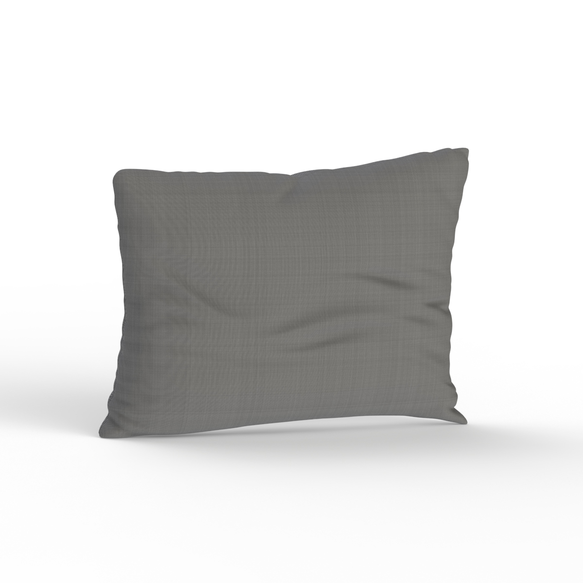 Squared Fabric Gray Pillow 02 3D Model