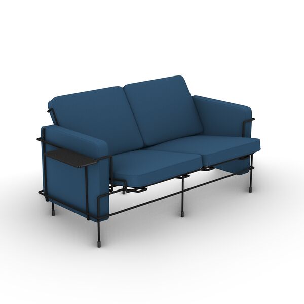 Traffic Sofa 2 Seats 3D Model