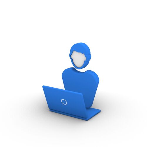 3D Cartoon Series User Icon 3D Model