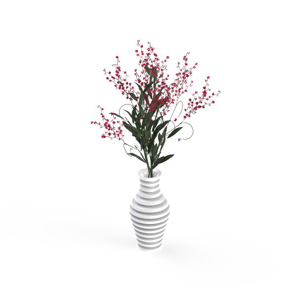 Pot Ceramic Round and Flowers_12