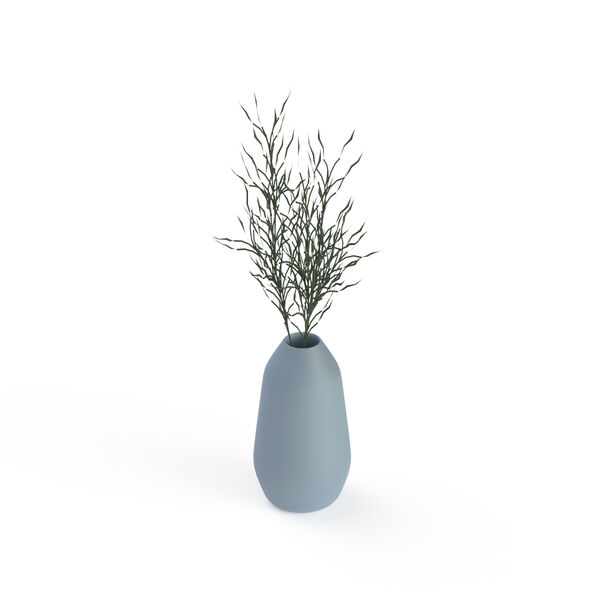 Pot Ceramic Round and plant_08