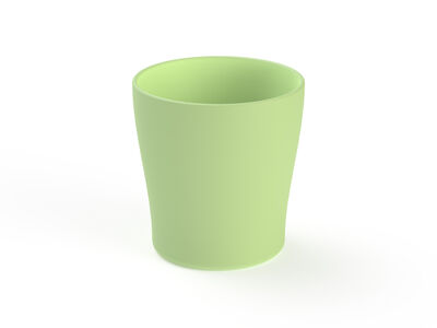 Pot Ceramic Green Round_06