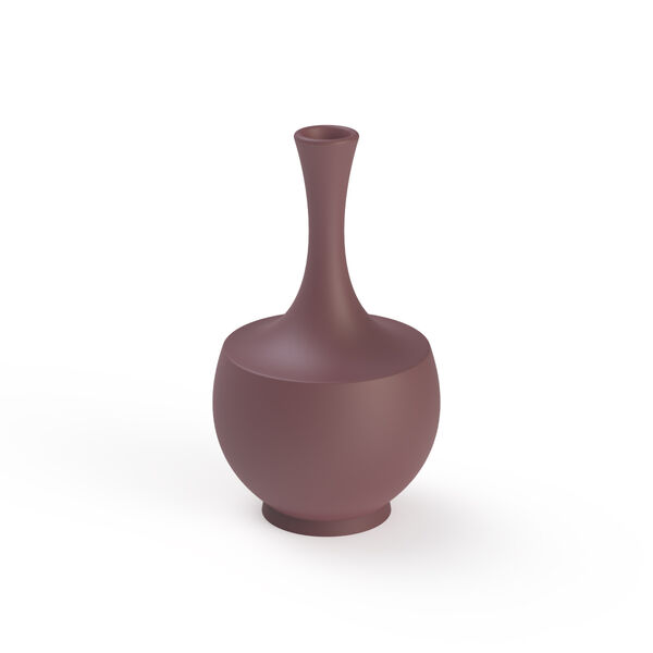 Pot Ceramic Brown Round_04