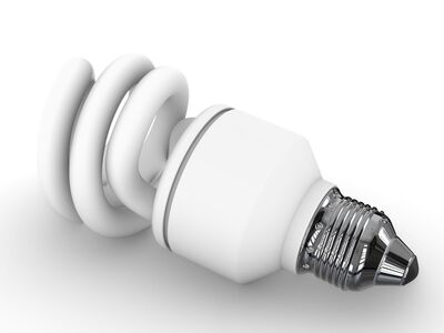 Bulb T3 Coil Spiral Light 3D Model