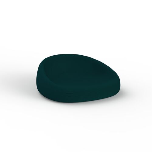 Pouf Armchair Fabric Green_01