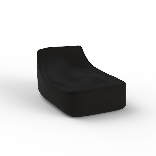 Pouf Armchair Fabric Black_04