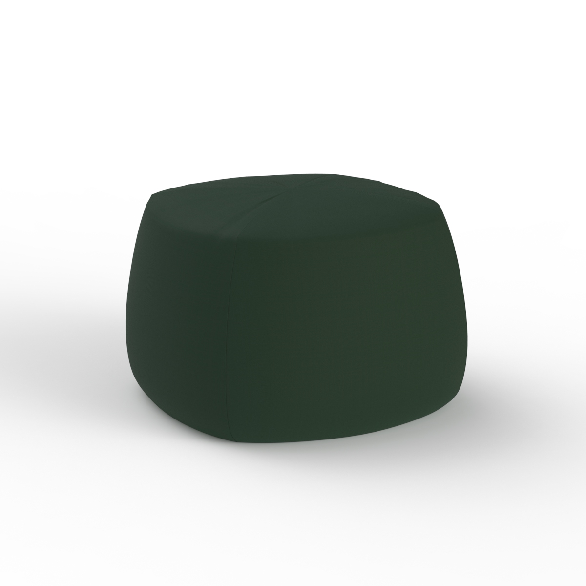 Fabric Black Pouf 05 3D Model