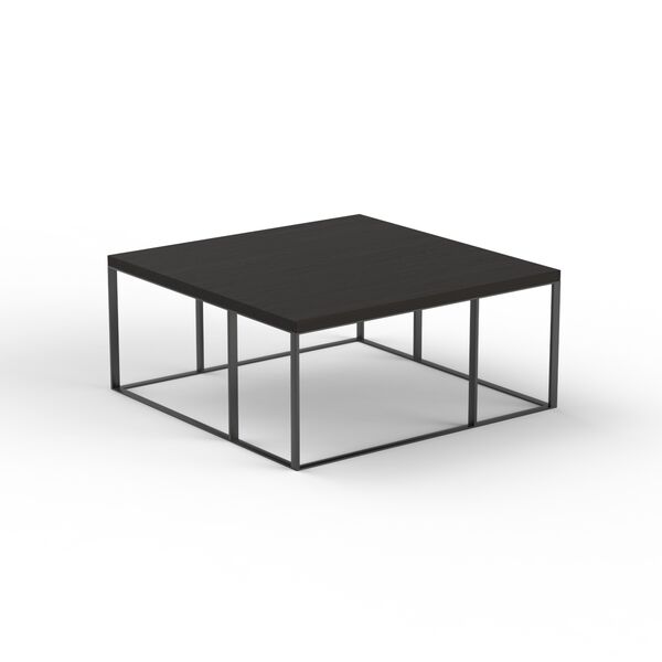 Table Low Squared Metal and Wood Black_02